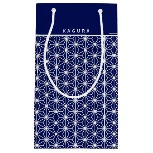 Custom Business Bag Japanisch KIMON Muster ASANOHA Kleine Geschenktüte