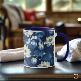 Custom Business Boho Wellness Tasse - Tranquil Blu
