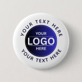 Custom Business Brand Logo Button (Vorderseite)