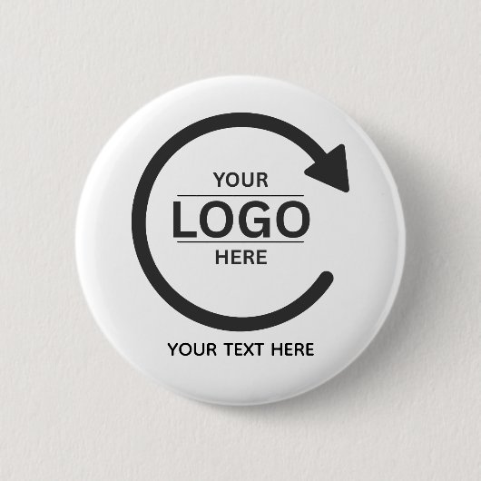 Custom Business Brand Logo Button (Vorderseite)