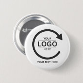 Custom Business Brand Logo Button (Vorne & Hinten)