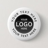 Custom Business Brand Logo Button (Vorderseite)