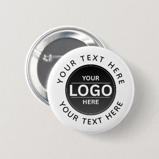 Custom Business Brand Logo Button (Vorne & Hinten)