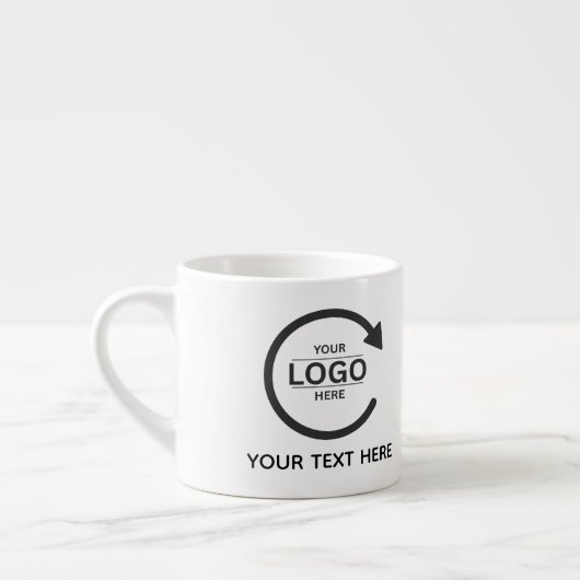 Custom Business Brand Logo Espressotasse (Links)