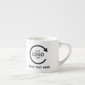 Custom Business Brand Logo Espressotasse (Rechts)