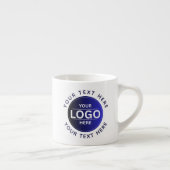 Custom Business Brand Logo Espressotasse (Rechts)