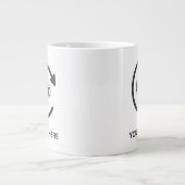 Custom Business Brand Logo Jumbo-Tasse (Vorderseite)