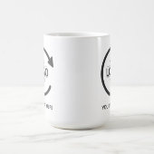 Custom Business Brand Logo Kaffeetasse (Mittel)