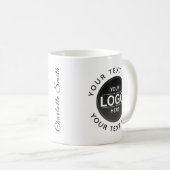 Custom Business Brand Logo Kaffeetasse (VorderseiteRechts)