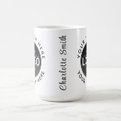 Custom Business Brand Logo Kaffeetasse (Mittel)