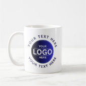 Custom Business Brand Logo Kaffeetasse (Links)