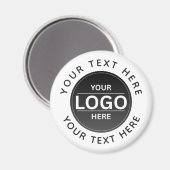 Custom Business Brand Logo Magnet (Vorderseite/Rückseite)