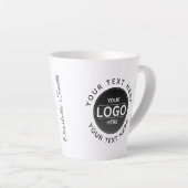 Custom Business Brand Logo Milchtasse (Rechte Ecke)