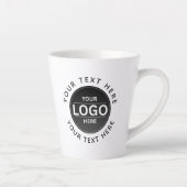 Custom Business Brand Logo Milchtasse (Rechts)