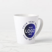 Custom Business Brand Logo Milchtasse (Rechte Ecke)