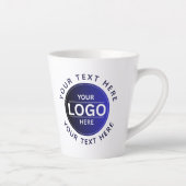 Custom Business Brand Logo Milchtasse (Rechts)