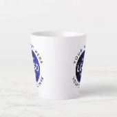Custom Business Brand Logo Milchtasse (Vorderseite)