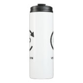 Custom Business Brand Logo Thermosbecher (Vorderseite)