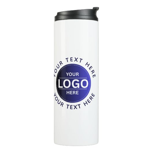 Custom Business Brand Logo Thermosbecher (Nach links gedreht)