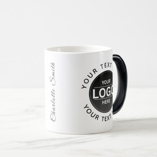 Custom Business Brand Logo Verwandlungstasse (VorderseiteRechts)