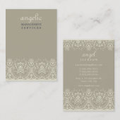 CUSTOM BUSINESS CARD elegant, raffiniert P8 Visitenkarte (Vorne/Hinten)