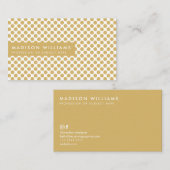 Custom Business Cards Minimal Polka Dot Stilvoll Visitenkarte (Vorne/Hinten)