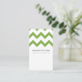 Custom Business Cards Minimal Zigzag Stilvoll Visitenkarte (Stehend Vorderseite)