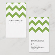 Custom Business Cards Minimal Zigzag Stilvoll