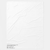 Custom Business Company Fleece Blanket Corporation (Vorderseite)