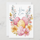 Custom Business Easter Greeting Card  Karte (Vorderseite)