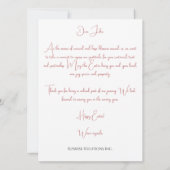 Custom Business Easter Greeting Card Karte (Rückseite)