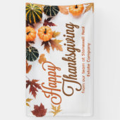 Custom Business Erntedank Beautiful Pumpkin Banner (Vertikal)