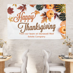 Custom Business Erntedank Beautiful Pumpkin Banner