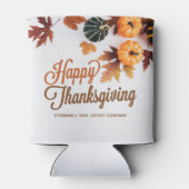 Custom Business Erntedank Beautiful Pumpkin Dosenkühler (Rückseite)