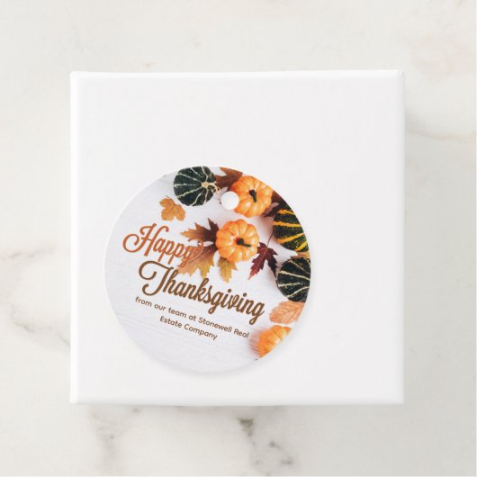 Custom Business Erntedank Beautiful Pumpkin Geschenkanhänger (Beispiel)