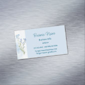 Custom Business Forget-me-not Flower Magnetische Visitenkarte (Beispiel)