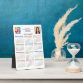 Custom Business Logo 2026 Calendar Marketing Fotoplatte (Seite)