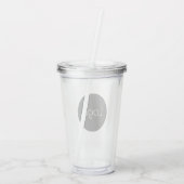 Custom Business Logo Acryltrinkbecher (Rückseite)
