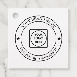 Custom Business Logo and Promotional White Tags Geschenkanhänger