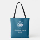 Custom Business Logo and slogan Tasche (Rückseite)