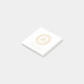 Custom Business Logo And Text Post-it Klebezettel (angewinkelt)