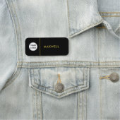 Custom Business Logo | Basic Employee Staff Namensschild (Beispiel)