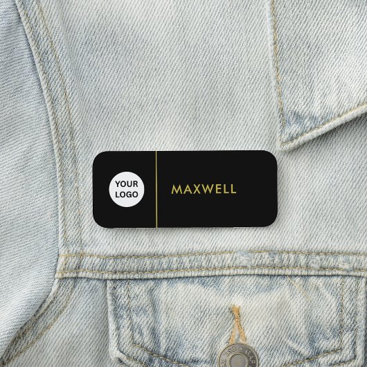 Custom Business Logo | Basic Employee Staff  Namensschild