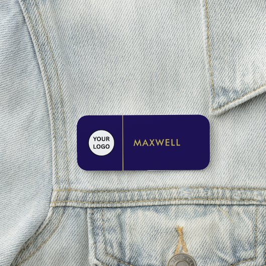 Custom Business Logo | Basic Employee Staff Namensschild