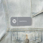 Custom Business Logo | Basic Employee Staff  Namensschild