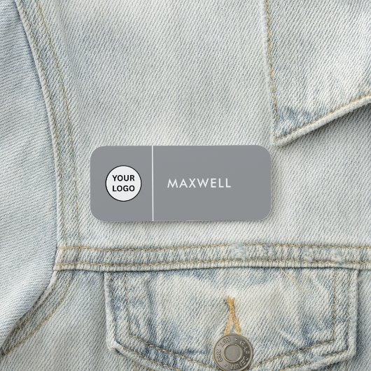 Custom Business Logo | Basic Employee Staff Namensschild