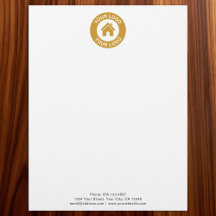 Custom Business Logo Black and White Personalized