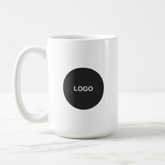 Custom Business Logo Branded Coffee Kaffeetasse (Links)
