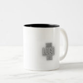 Custom Business Logo Branded Coffee Mug Zweifarbige Tasse (VorderseiteRechts)