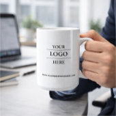 Custom Business Logo Branded  Kaffeetasse